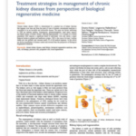 Treatment Strategies In Management Of Chronic Kidney Disease From Perspective Of Biological Regenerative Medicine
