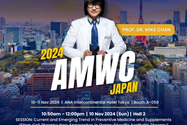 Join Prof. Dr. Mike Chan at the Upcoming AMWC Japan 2024!