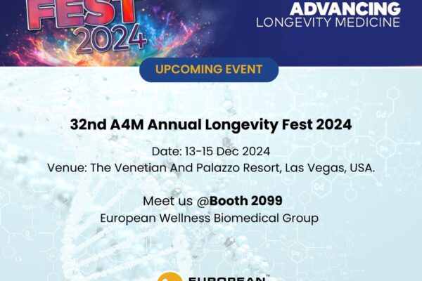 Upcoming Event: 32nd A4M Annual Longevity Fest 2024