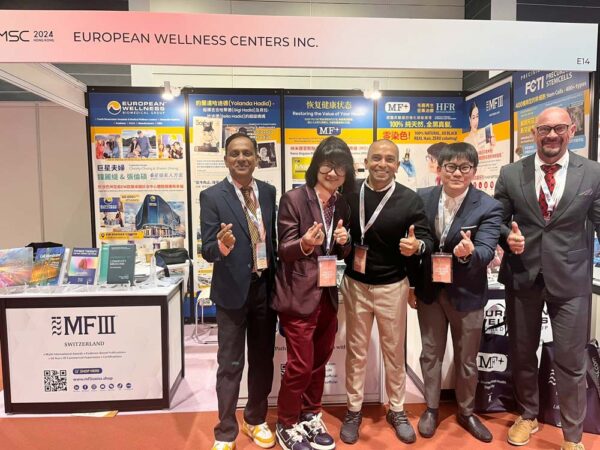 European Wellness Biomedical
Group at AMSC – The European
Wellness team showcases
biological regenerative treatments
at their booth, offering a look at
cutting-edge solutions in aesthetic
medicine.